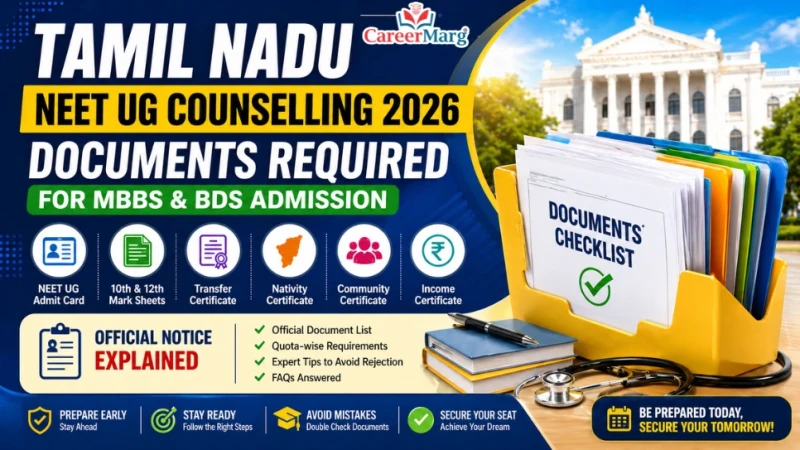 Tamil Nadu NEET UG Counselling